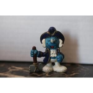 Vintage Historical Smurfs George Washington RARE 20505 Peyo Schleich 1984 Smurf